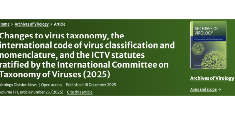 Archives of Virology, ICTV 2025