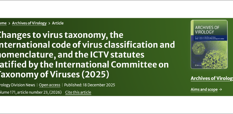 Archives of Virology, ICTV 2025