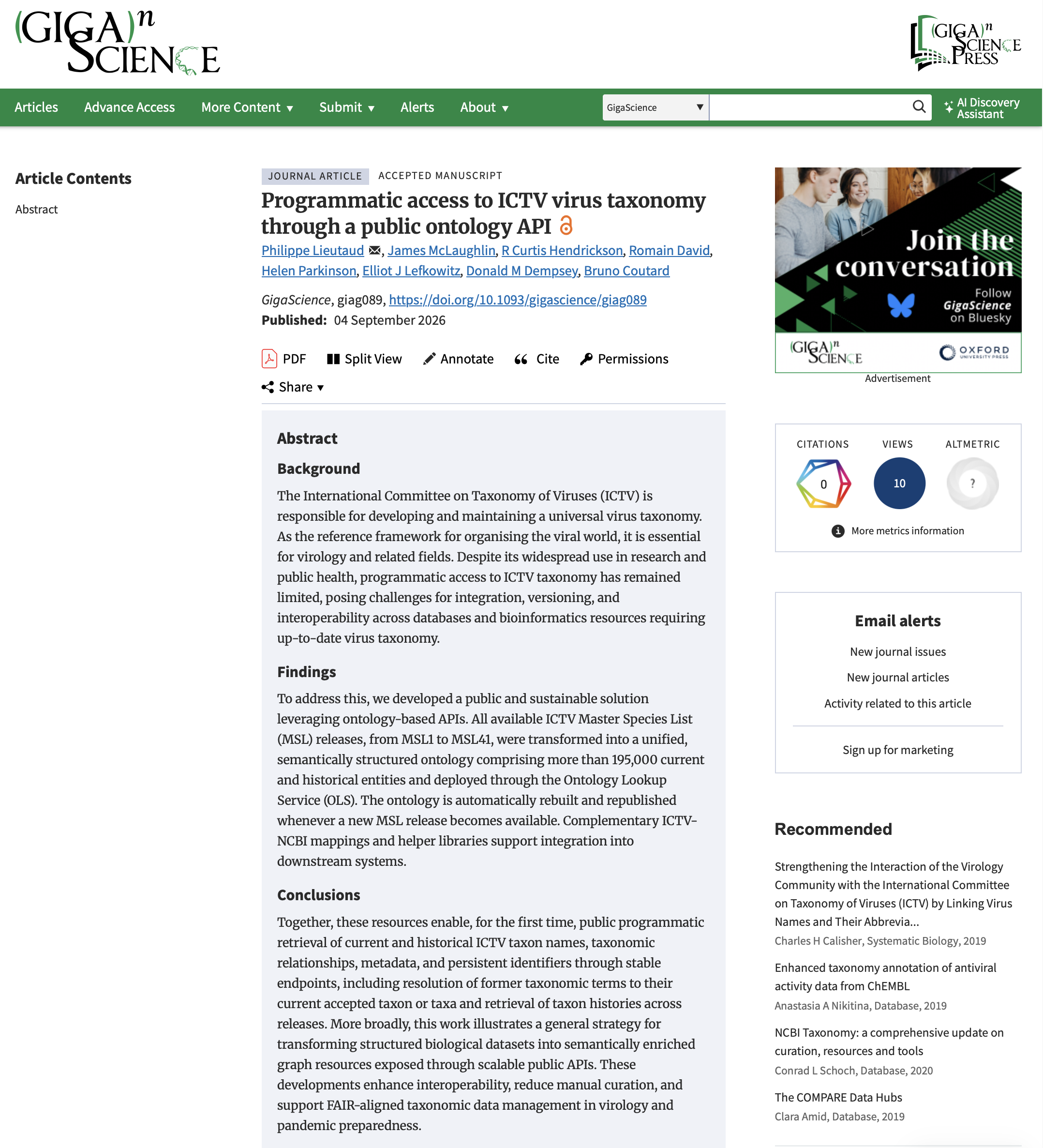 Programmatic access to ICTV virus taxonomy through a public ontology API